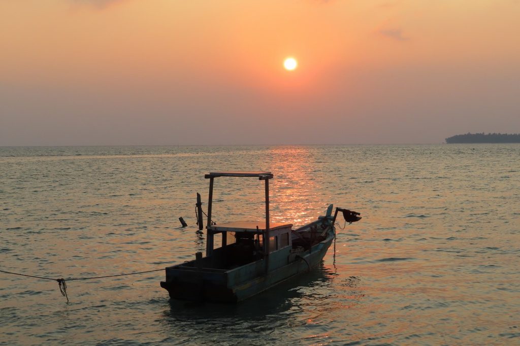 インドネシアの海