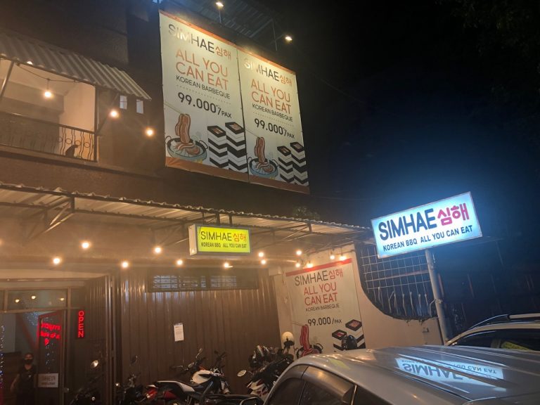 【インドネシア渡航】激安！750円で韓国焼肉食べ放題のお店に行ってみた