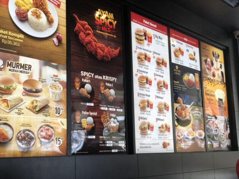 ビックマック指数から見るインドネシアの経済状況【2021年7月ランキング】