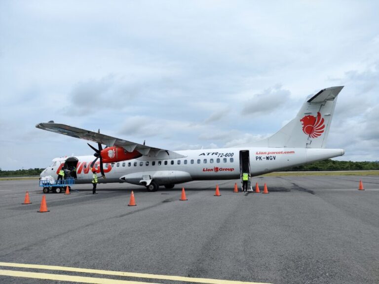 【インドネシア渡航】ようやく出発！プロペラ機でワカトビへ