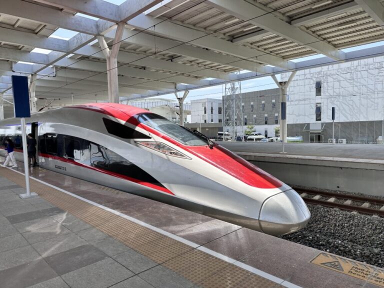 開業1年目のテガルアール駅とその周辺、閑静な田園と急成長するショッピングモール