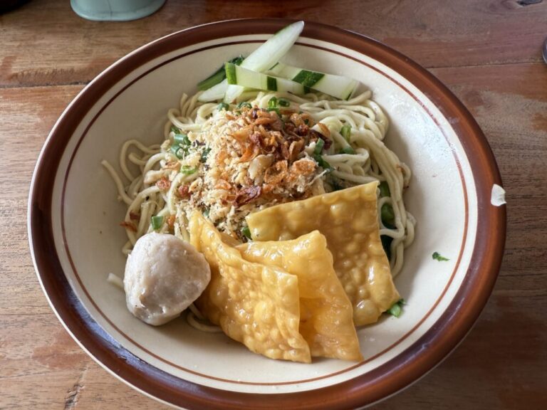 マラン滞在最後の朝食は激安バクソ！余韻を胸にローカルバスでスラバヤへ