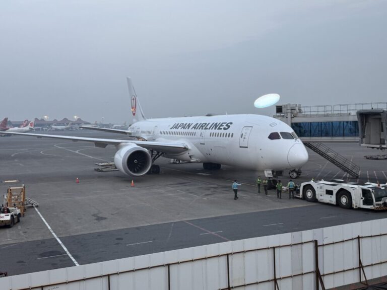 朝の出発で夕方に日本着！JAL720便で快適に一時帰国！理想の空の旅