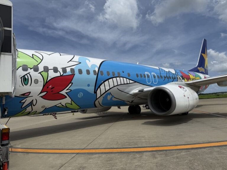ポケモンジェットで帰郷！神戸から茨城へ、空の旅のひととき
