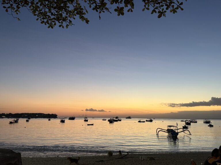 レンボンガン島おすすめレストランLa Bianca！夕陽とワインを楽しむサンセットディナー