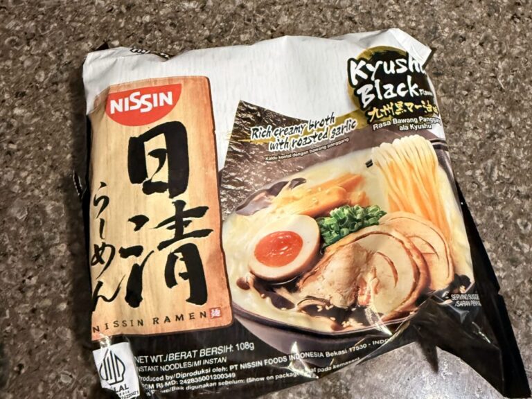 日清九州ブラックは、ハラルの中で豚骨風に仕上げた逸品だった