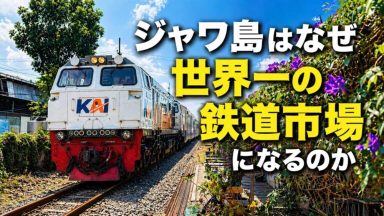 ジャワ島はなぜ「世界一の鉄道市場」になるのか？インドネシア鉄道革命の本当の理由