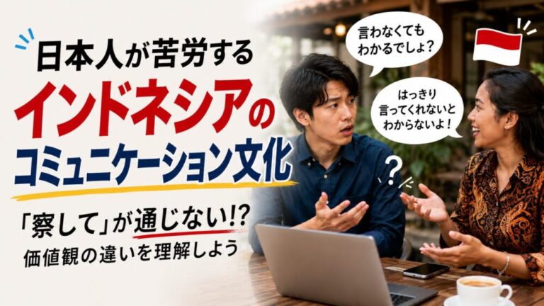 察して”が通じないのか？日本人が苦労するインドネシアのコミュニケーション文化