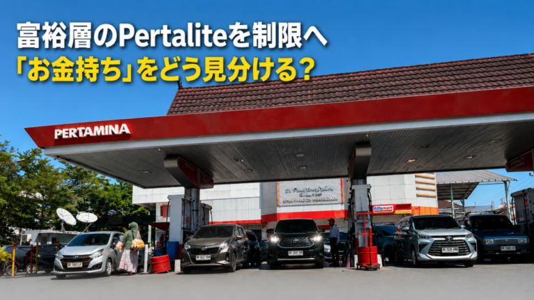 インドネシア、富裕層のPertaliteを制限へ。では「お金持ち」をどう見分けるのか
